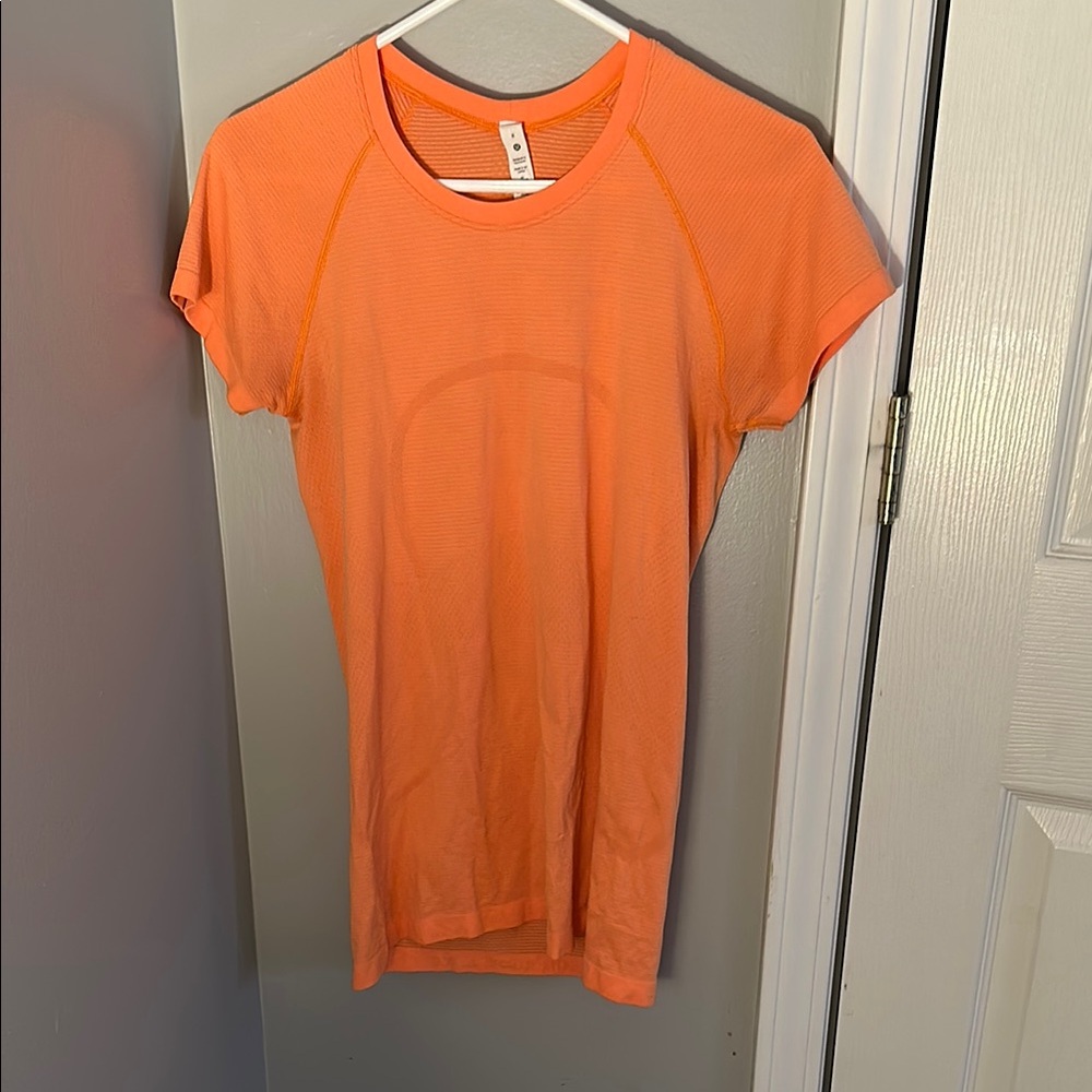 Orange Lululemon Athletic Top